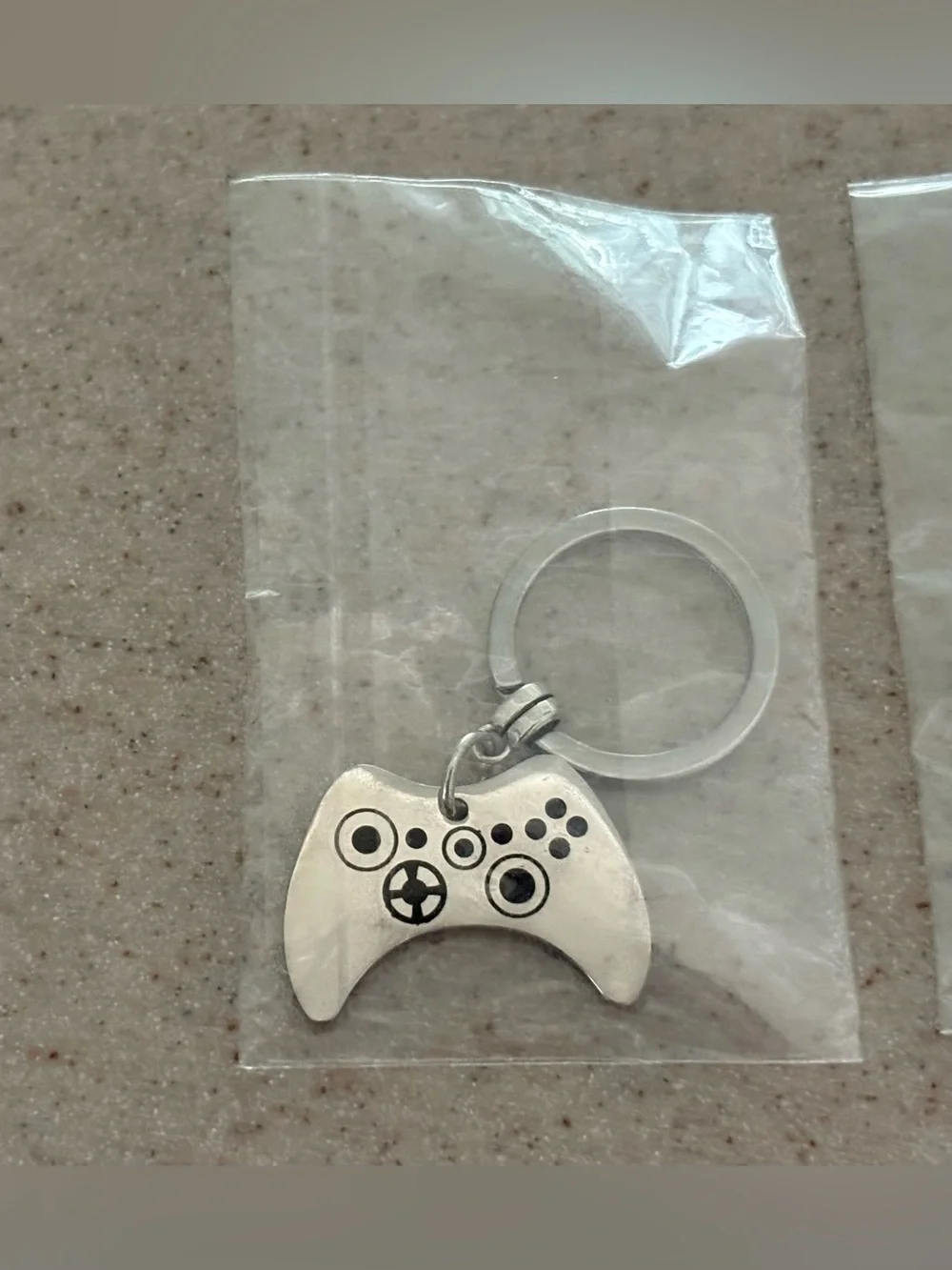 NWT Set of 2 Silver Video Game Keychains